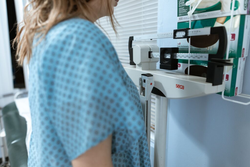 Patient discussing medical weight loss and hormone health with a healthcare provider